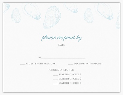 Design Preview for Design Gallery: RSVP Cards, Flat 10.7 x 13.9 cm