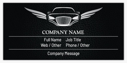 Design Preview for Car Services and Chauffeur Business Cards  , Slim (85 x 40 mm)