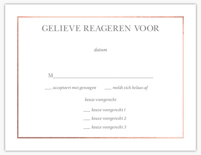 Voorvertoning ontwerp voor Ontwerpgalerij: Modern Antwoordkaarten, 13.9 x 10.7 cm