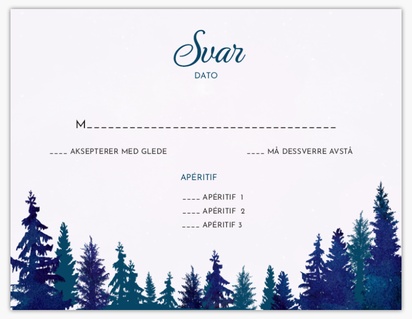 Forhåndsvisning av design for Designgalleri: Rustikk Svarkort, 13.9 x 10.7 cm