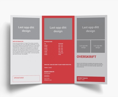 Forhåndsvisning av design for Designgalleri: Flyere og brosjyrer, 3-fløyet DL (99 x 210 mm)