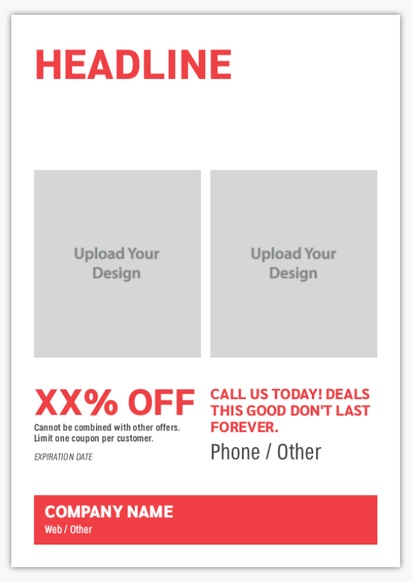 Design Preview for Design Gallery: Sales & Clearance Flyers and Pamphlets,  No fold A5