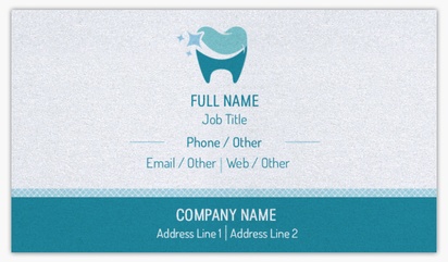 Design Preview for Health & Wellness Pearl Business Cards Templates, Standard (3.5" x 2")