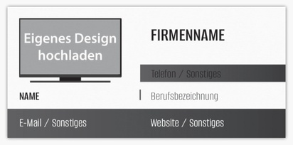 Designvorschau für Designgalerie: Standard-Visitenkarten Elektronik, Schmal (85 x 40 mm)