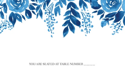 Design Preview for Design Gallery: Floral Place Cards, Standard (91 x 55 mm)