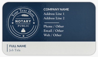 A notary public mobile notary gray design
