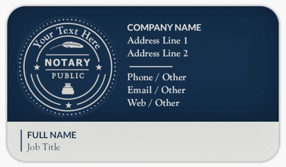 A notary public mobile notary gray design
