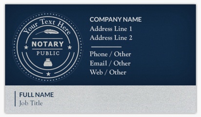 A notary public mobile notary gray design