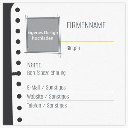 Designvorschau für Designgalerie: Standard-Visitenkarten Marketing & PR, Quadratisch (65 x 65 mm)
