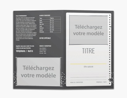 Aperçu du design pou rGalerie de modèles : Dépliants, Journalisme et médias, 8.5 x 11 po Deux volets