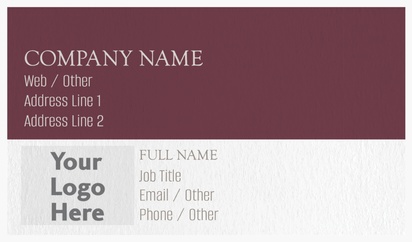 Design Preview for Design Gallery: Business Services Natural Textured Business Cards