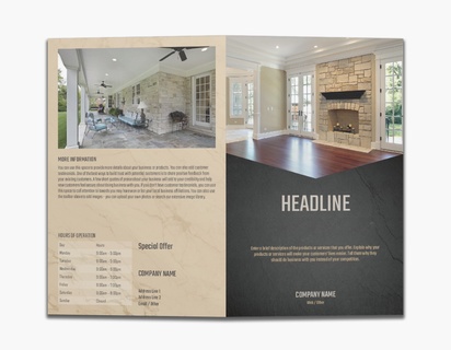 Design Preview for Design Gallery: Masonry & Bricklaying Custom Brochures, 8.5" x 11" Bi-fold
