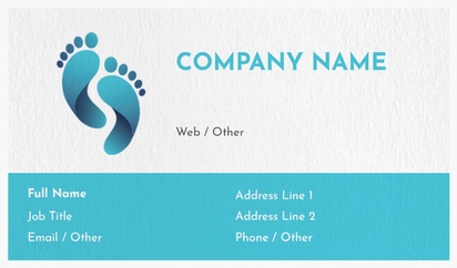 Design Preview for Design Gallery: Medical Professionals Natural Textured Business Cards