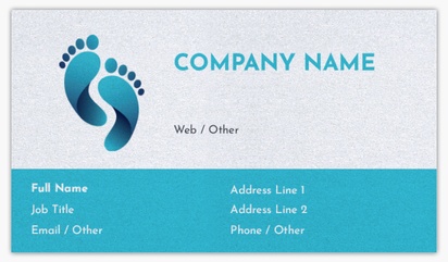 Design Preview for Conservative Pearl Business Cards Templates, Standard (3.5" x 2")
