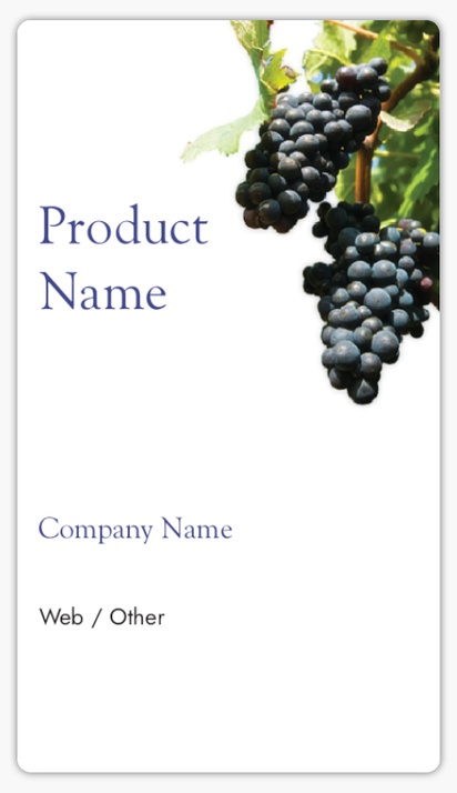 Design Preview for Design Gallery: Agriculture & Farming Product Labels, 8.7 x 4.9 cm Rounded Rectangle