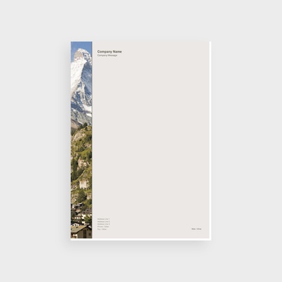 Design Preview for Design Gallery: Nature & Landscapes Bulk Letterheads