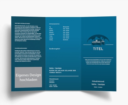 Designvorschau für Flyer-Vorlagen und Designs, Wickelfalz DL (99 x 210 mm)