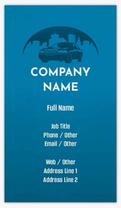 Design Preview for Design Gallery: Car Services Non-Tearable Visiting Cards