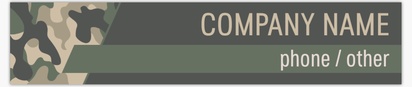Design Preview for Design Gallery: Military Vinyl Banners, 76 x 366 cm