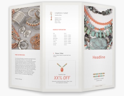 Design Preview for Jewellery Custom Brochures Templates, 8.5" x 11" Tri-fold