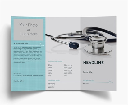 Design Preview for Design Gallery: Medical Equipment & Pharmaceuticals Folded Leaflets, Tri-fold DL (99 x 210 mm)