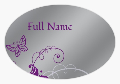 Design Preview for Custom Stickers Designs, Oval   7.6 x 5.1 cm