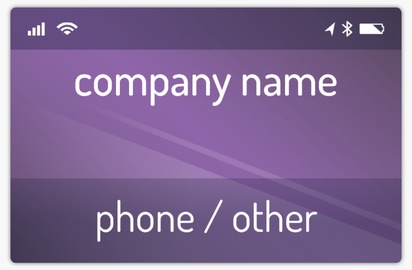 A purple smart phone purple design