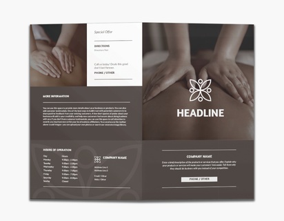 Design Preview for Design Gallery: Spas Custom Brochures, 8.5" x 11" Bi-fold