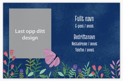 Forhåndsvisning av design for Designgalleri: Grunnskoler Visittkort av ubestrøket naturlig papir