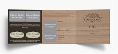 Designvorschau für Designgalerie: Falzflyer Retro, Wickelfalz Quadratisch (210 x 210 mm)