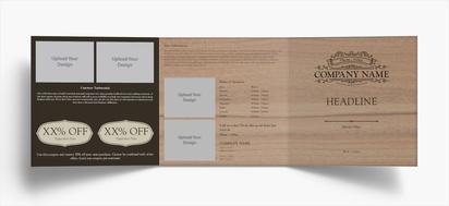 Design Preview for Design Gallery: Retro & Vintage Folded Leaflets, Tri-fold Square (210 x 210 mm)