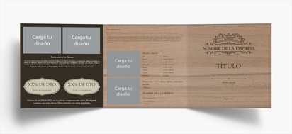Vista previa del diseño de Galería de diseños de folletos plegados para elegante, Tríptico Cuadrado (210 x 210 mm)