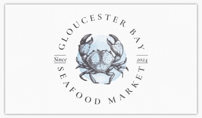 A food crab gray white design for Nautical
