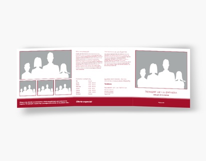 Vista previa del diseño de Galería de diseños de folletos plegados para servicios empresariales, Tríptico Cuadrado (210 x 210 mm)