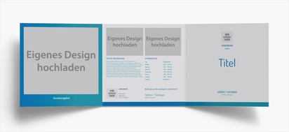 Designvorschau für Designgalerie: Falzflyer Finanzen & Versicherungen, Wickelfalz Quadratisch (210 x 210 mm)
