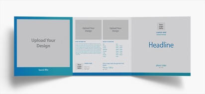 Design Preview for Design Gallery: Financial Consulting Folded Leaflets, Tri-fold Square (210 x 210 mm)