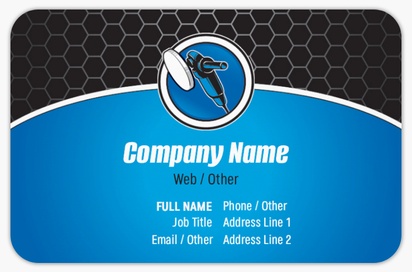 Design Preview for Design Gallery: Car Wash & Valeting Rounded Corner Business Cards, Rounded Standard (85 x 55 mm)