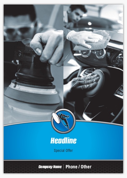 Design Preview for Templates for Automotive & Transportation Flyers and Pamphlets ,  No fold A6