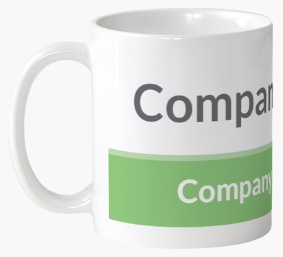 Design Preview for Design Gallery: Marketing & Communications Personalised Mugs, 325 ml  Wrap-around