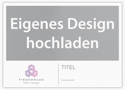 Designvorschau für Flyer-Vorlagen und Designs,  Ohne Falz A6 (105 x 148 mm)