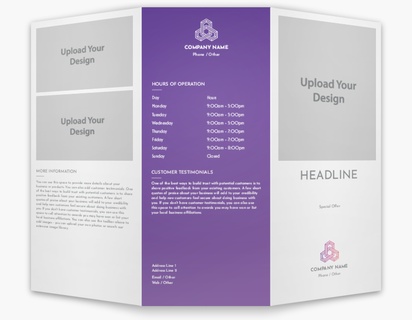 Design Preview for Design Gallery: Marketing & Communications Custom Brochures, 8.5" x 11" Tri-fold