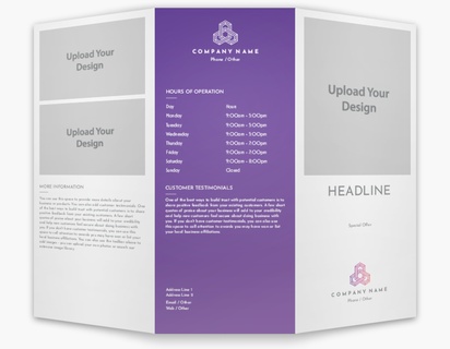 A foil luxury white purple design for Modern & Simple with 3 uploads