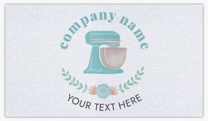 Design Preview for Food & Beverage Pearl Business Cards Templates, Standard (3.5" x 2")