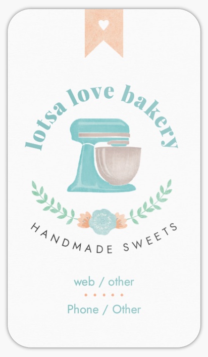 A stand mixer bakery gray blue design for Floral