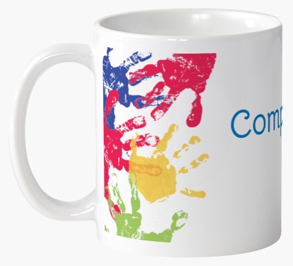 Design Preview for Design Gallery: Education & Child Care Personalised Mugs, 325 ml  Wrap-around