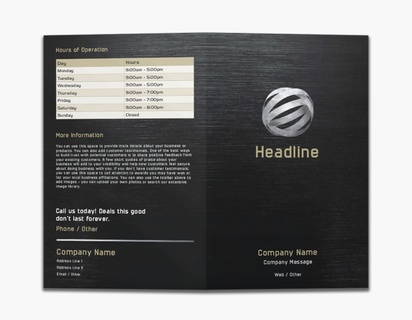 Design Preview for Design Gallery: Manufacturing Custom Brochures, 8.5" x 11" Bi-fold
