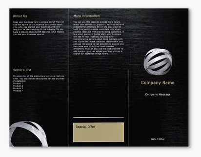 Design Preview for Design Gallery: Manufacturing & Distribution Custom Brochures, 8.5" x 11" Z-fold