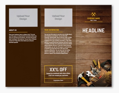 Design Preview for Design Gallery: Construction, Repair & Improvement Custom Brochures, 8.5" x 11" Z-fold