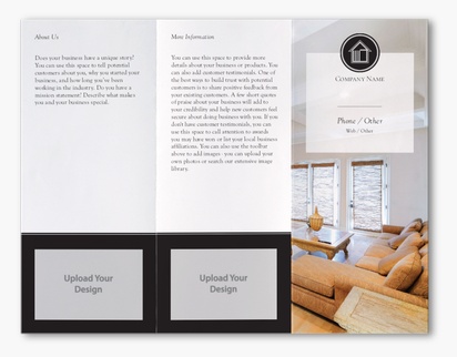 Design Preview for Design Gallery: Kitchen & Bathroom Remodeling Custom Brochures, 8.5" x 11" Z-fold