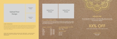 Design Preview for Design Gallery: Yoga & Pilates Folded Leaflets, Tri-fold Square (210 x 210 mm)